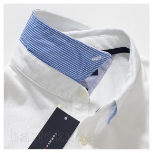 TOMMY HILFIGER BIALA MESKA KOSZULKA POLO SLIM